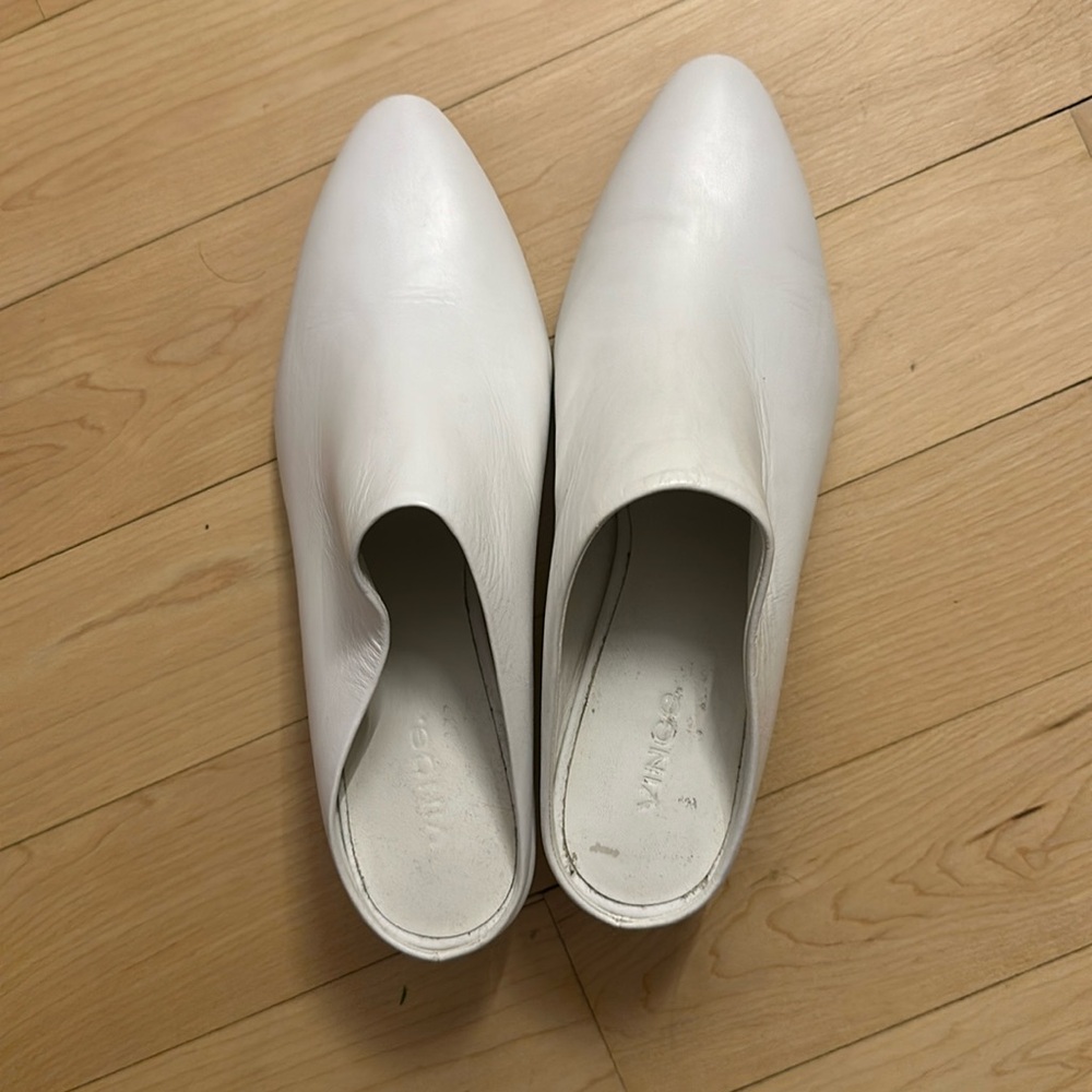 White Vince Mules